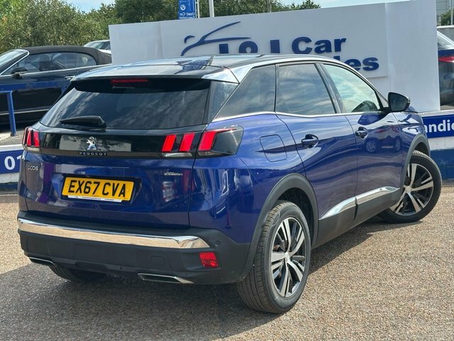 Peugeot 3008 1.2 Puretech Gt Line Suv Euro 6 EX67CVA Blue #4