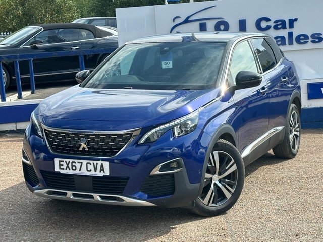 Peugeot 3008 1.2 Puretech Gt Line Suv Euro 6 EX67CVA Blue #2