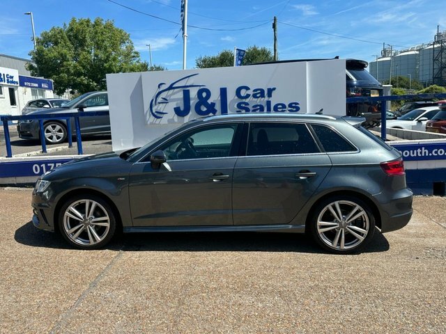 Audi A3 2.0 Tdi S Line Sportback Euro 6 BD64HBK Grey #3