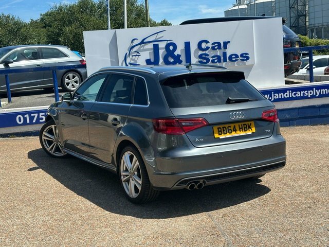 Audi A3 2.0 Tdi S Line Sportback Euro 6 BD64HBK Grey #5