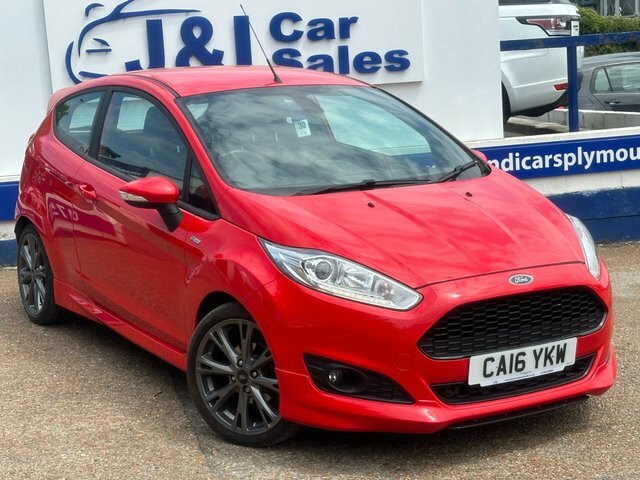 Ford Fiesta 1.0T Ecoboost St-line Hatchback CA16YKW Red