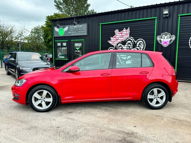 Volkswagen Golf Tdi Bluemotion Tech Match Red #2