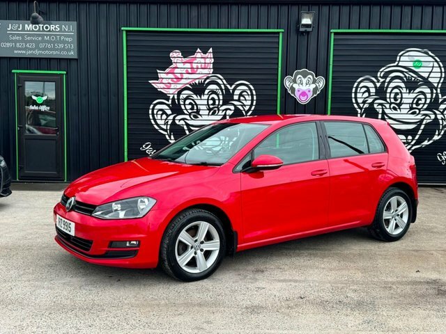 Volkswagen Golf Tdi Bluemotion Tech Match Red