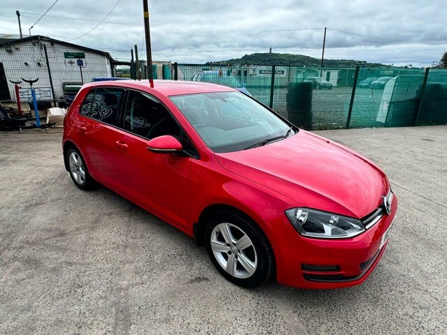 Volkswagen Golf Tdi Bluemotion Tech Match Red #6