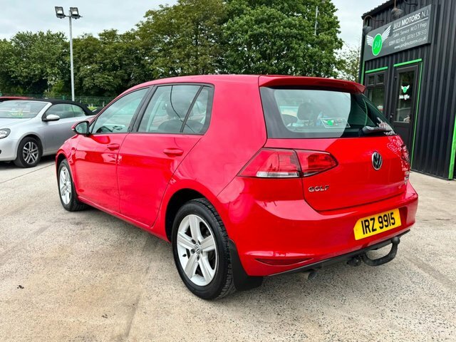 Volkswagen Golf Tdi Bluemotion Tech Match Red #3