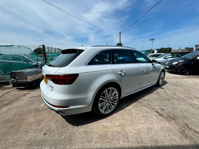 Audi A4 Avant Tdi 40 S Line White #5