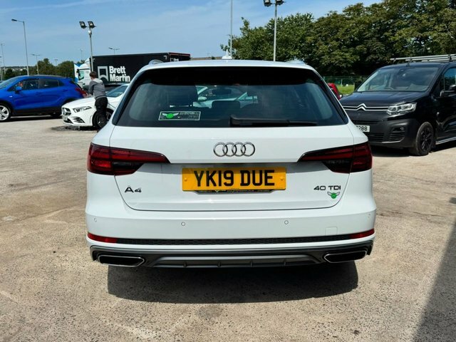 Audi A4 Avant Tdi 40 S Line White #4