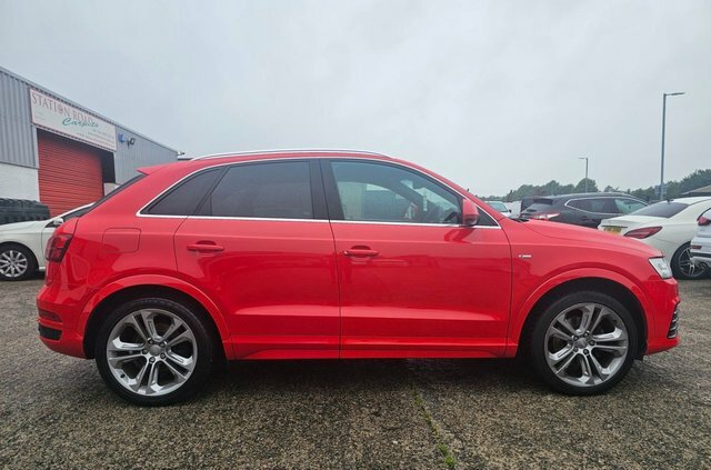 Audi Q3 2.0 Tdi S Line Plus Suv Quattro RV66YVG Red #5