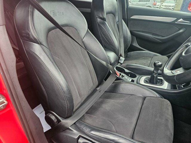 Audi Q3 2.0 Tdi S Line Plus Suv Quattro RV66YVG Red #6