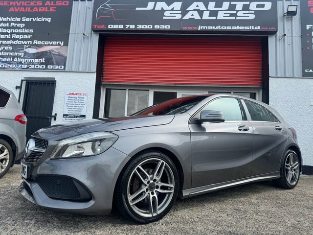 Mercedes-Benz A Class 1.5 A180d Amg Line Hatchback Eur FV67OWG Grey #2