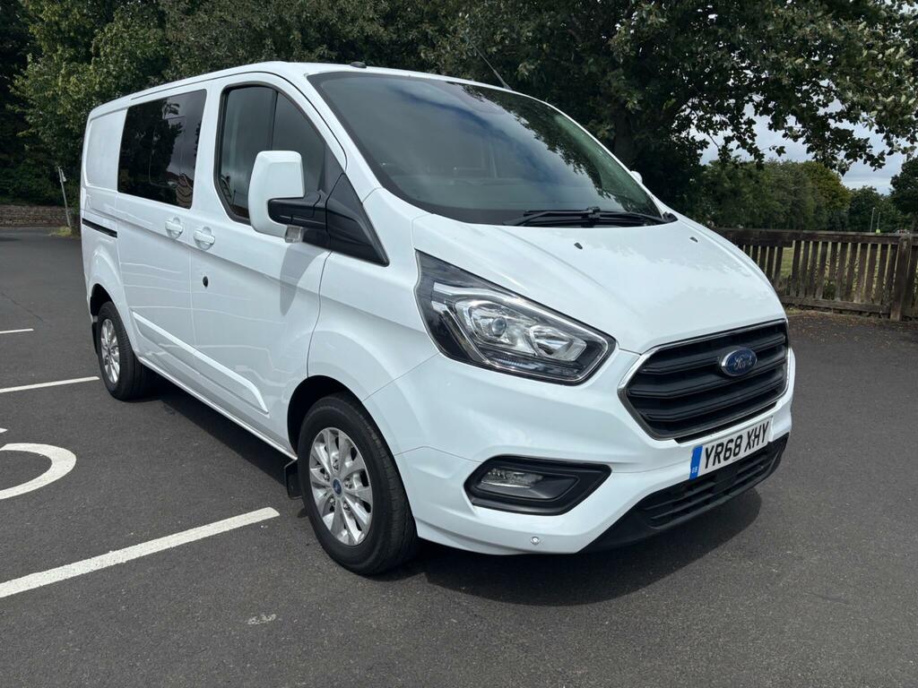 Ford Transit Custom 2.0 320 Ecoblue Limited Crew Van L1 H1 Euro 6 White