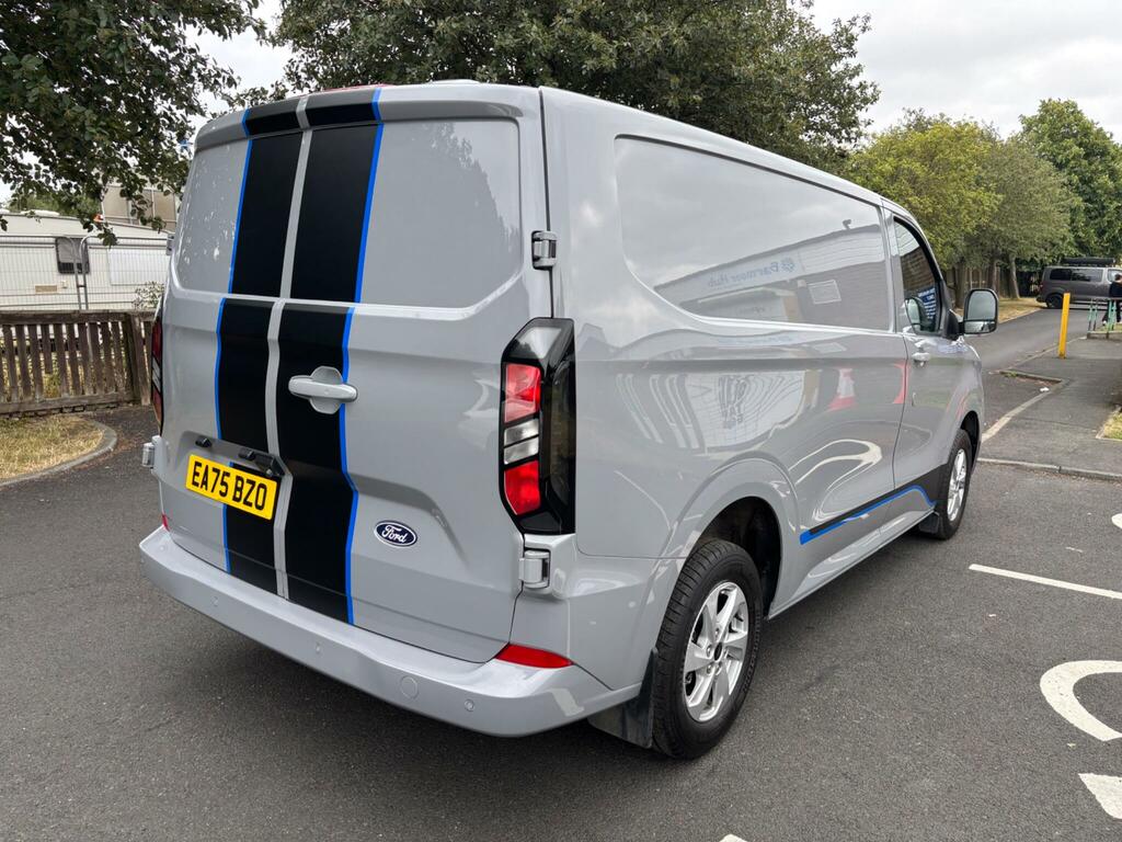 Ford Transit Custom 320 65Kwh Limited L1 H1 Silver #7