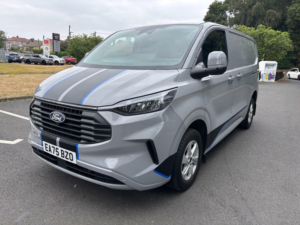 Ford Transit Custom 320 65Kwh Limited L1 H1 Silver #3