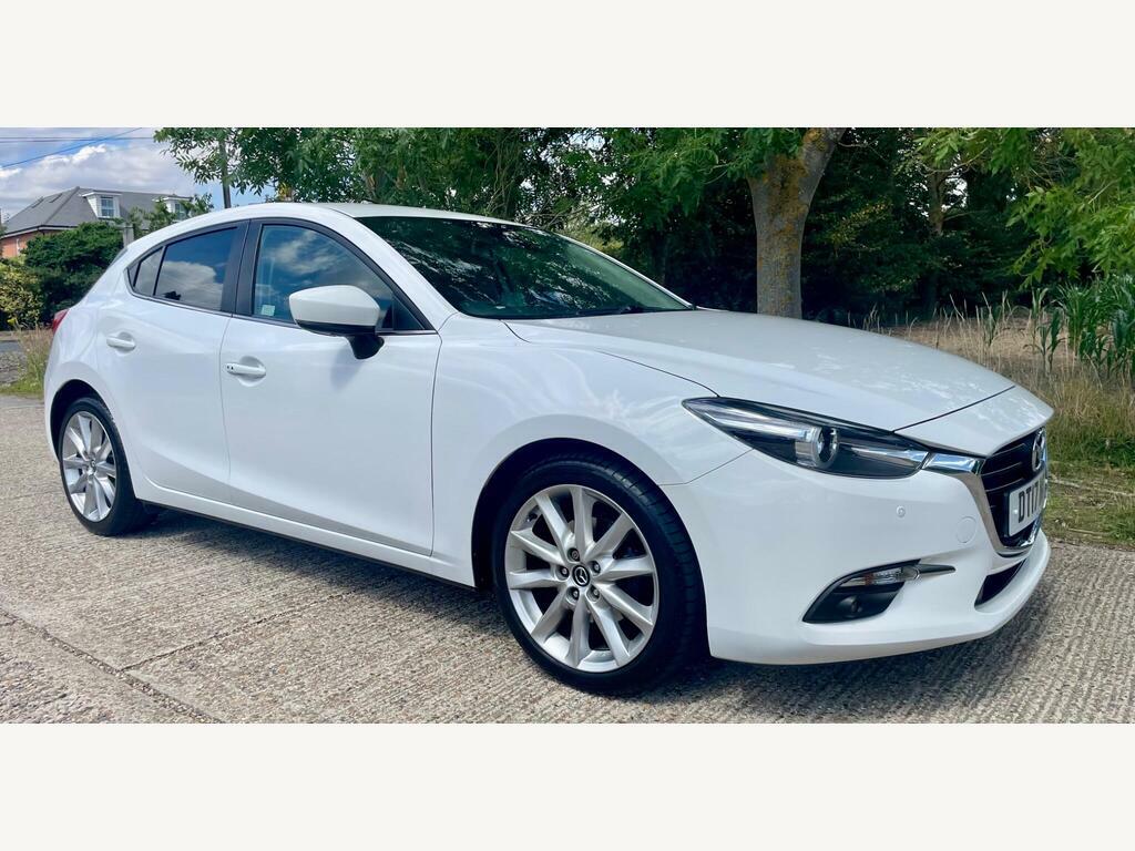 Mazda 3 2.2 Skyactiv-d Sport Nav Euro 6 S S White