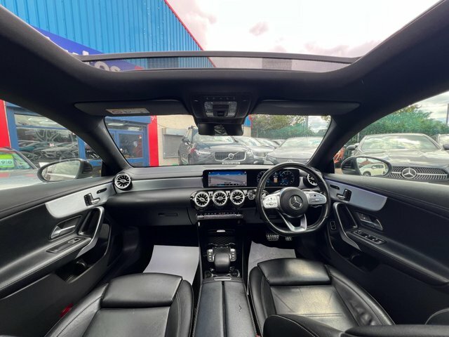 Mercedes-Benz CLA Class 2020 1.3 Cla180 Amg Line Premium Plus 2 Coupe 7G Black #3