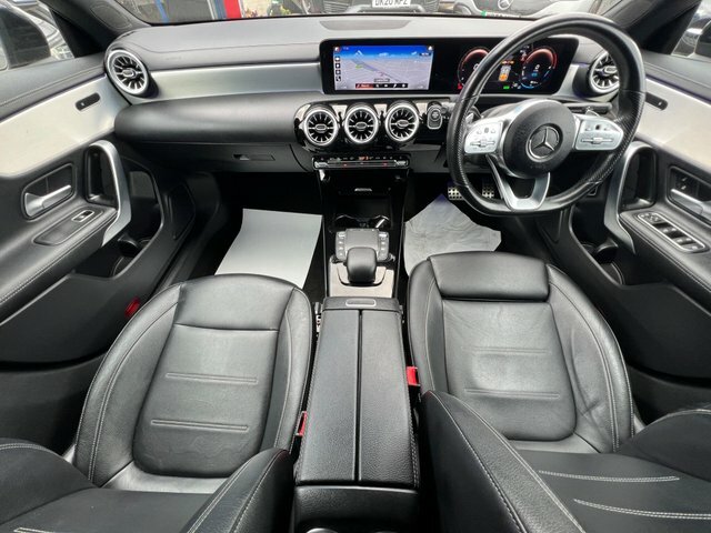 Mercedes-Benz CLA Class 2022 1.3 Cla250e 15.6Kwh Amg Line Premium Coupe Black #3