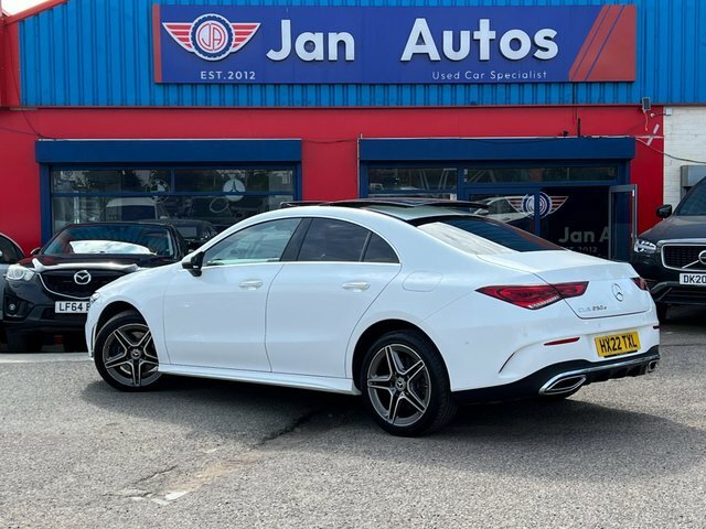 Mercedes-Benz CLA Class 2022 1.3 Cla250e 15.6Kwh Amg Line Premium Plus C White #2