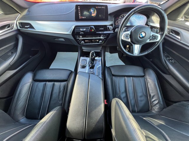 BMW 5 Series 2019 2.0 520D M Sport Euro 6 Ss Black #3