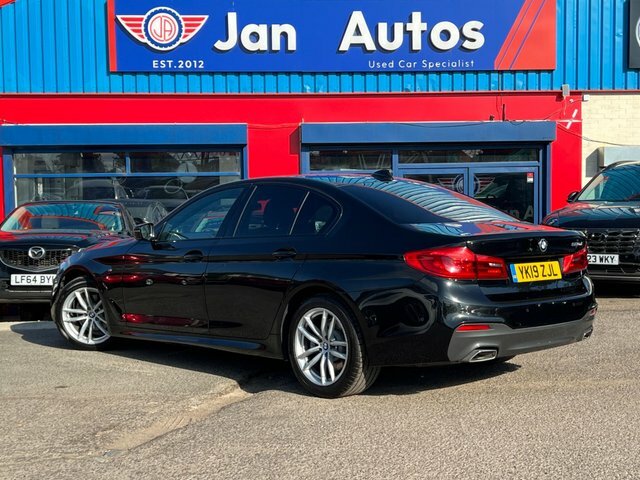 BMW 5 Series 2019 2.0 520D M Sport Euro 6 Ss Black #2