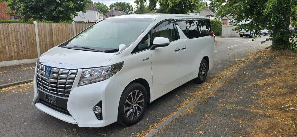 Toyota Alphard Hybrid White #2