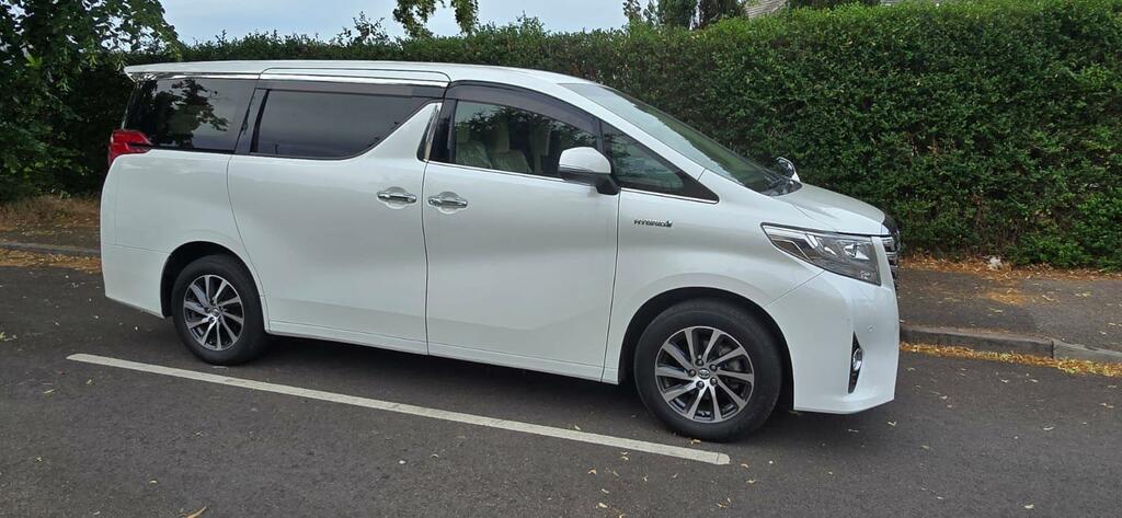Toyota Alphard Hybrid White #6