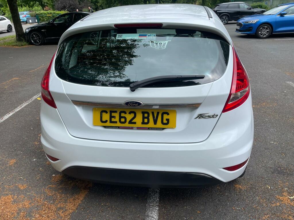 Ford Fiesta 1.25 Zetec Hatchback 129 Gkm, White #11