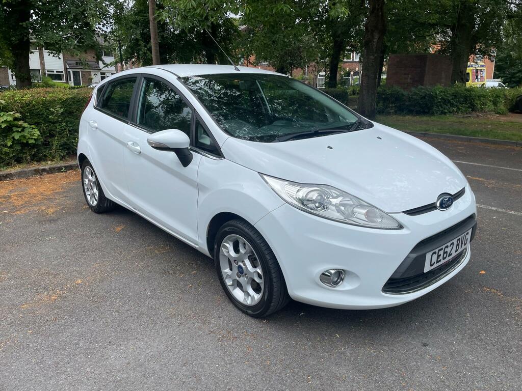Ford Fiesta 1.25 Zetec Hatchback 129 Gkm, White #7