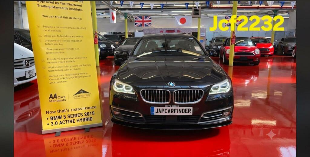 BMW 5 Series Saloon 3.0 535I Activehybrid 5 Se Euro 6 Ss Black