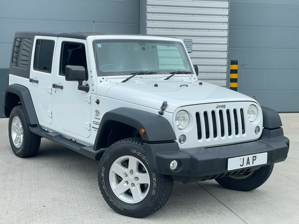 Jeep Wrangler 3.6 V6 Sahara Sport Convertible With Har White #2