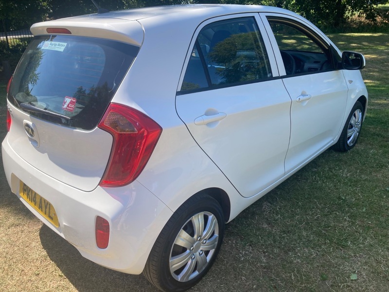 Kia Picanto 1.0 1 Hatchback PK14AYL White #6