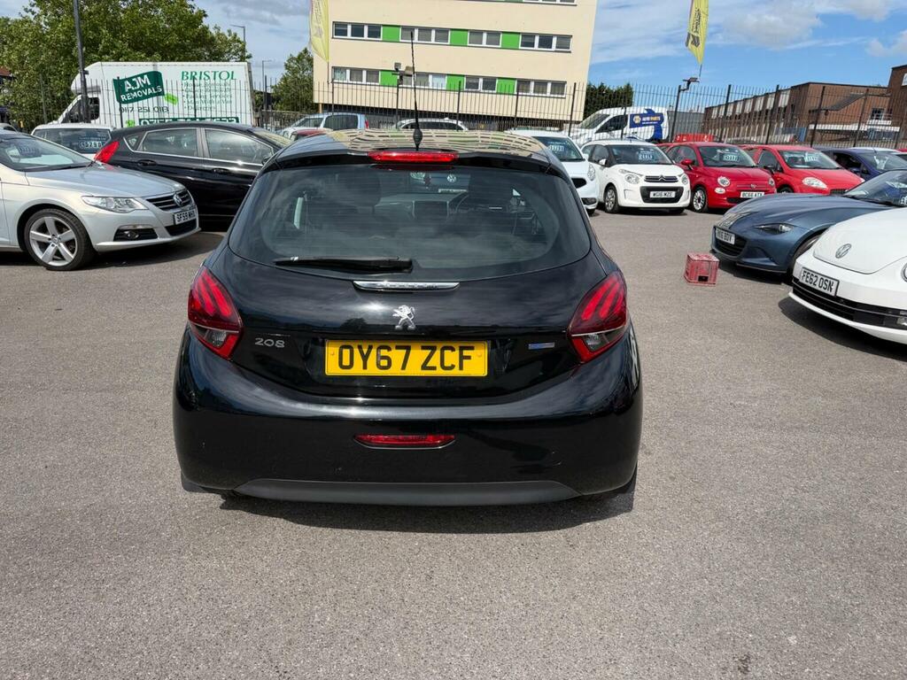Peugeot 208 1.2 Puretech Active Euro 6 OY67ZCF Black #4