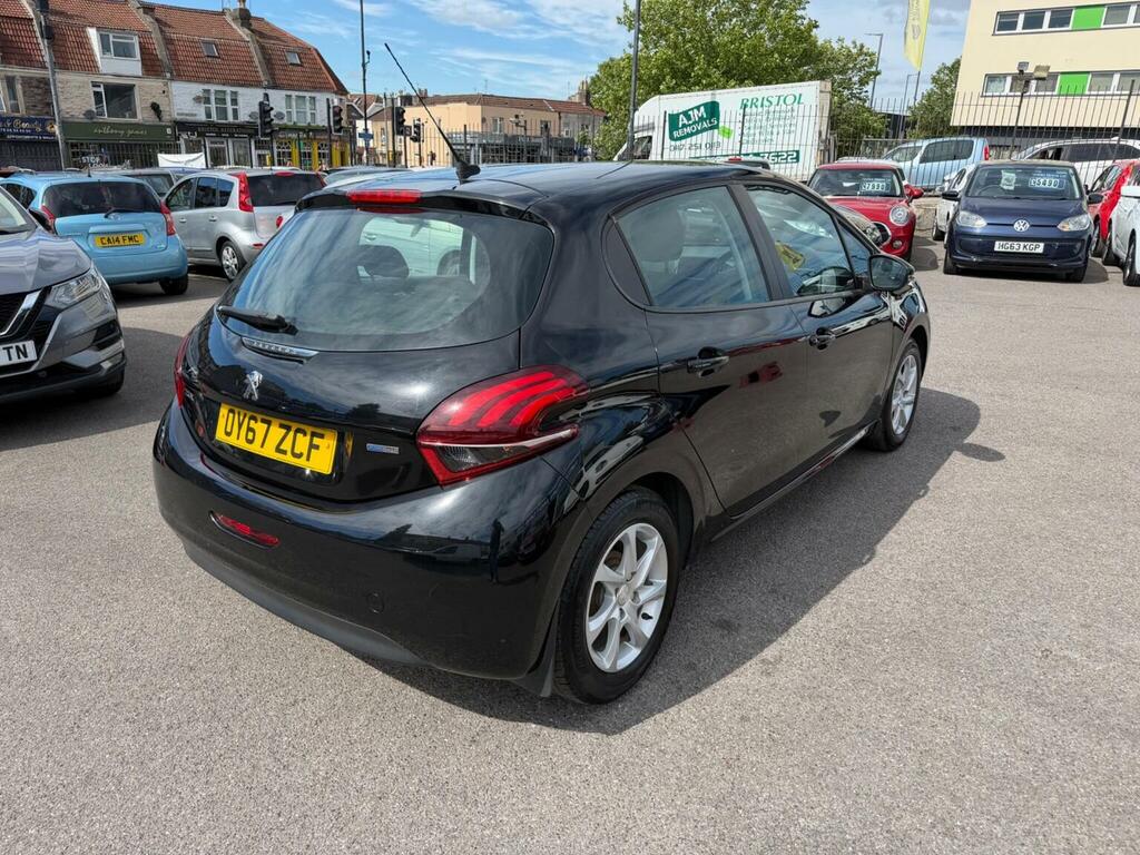 Peugeot 208 1.2 Puretech Active Euro 6 OY67ZCF Black #3