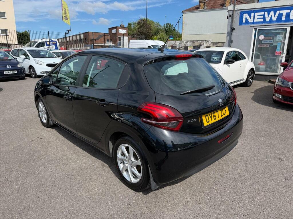 Peugeot 208 1.2 Puretech Active Euro 6 OY67ZCF Black #5