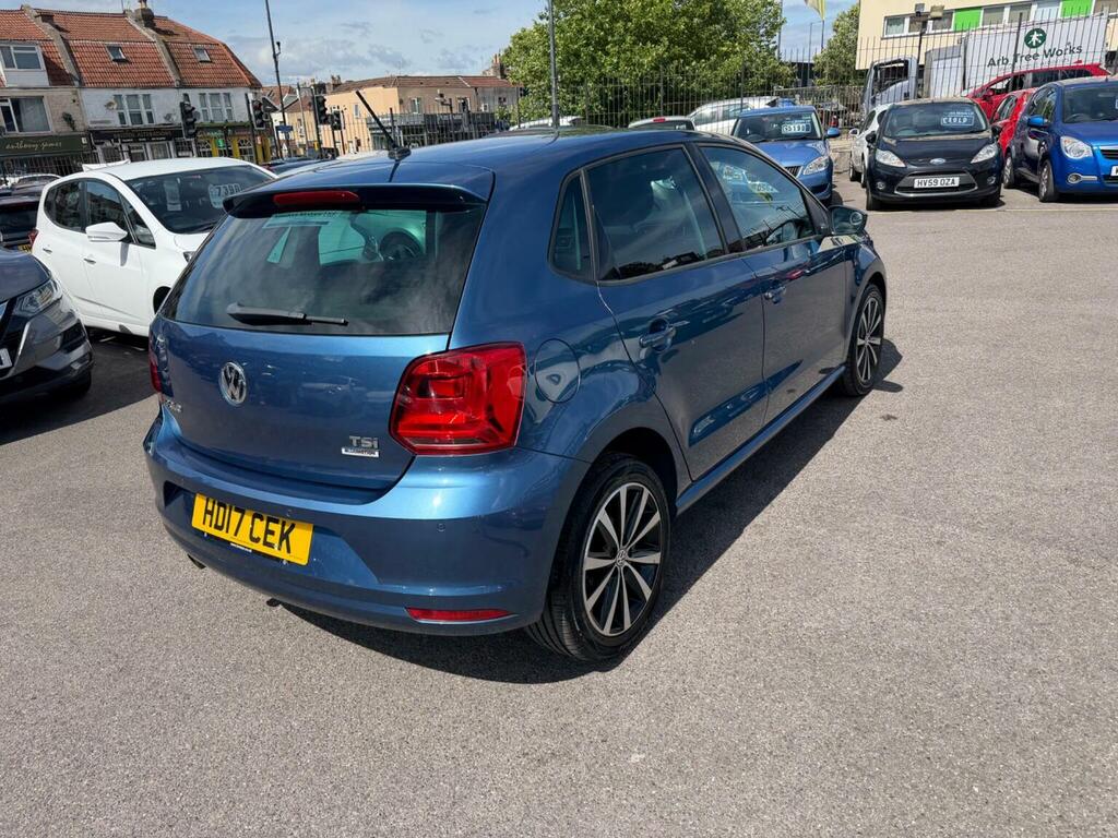 Volkswagen Polo Hatchback 1.2 Tsi Match Edition Euro 6 Ss HD17CEK Blue #3