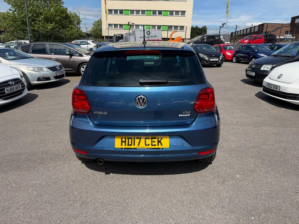 Volkswagen Polo Hatchback 1.2 Tsi Match Edition Euro 6 Ss HD17CEK Blue #4