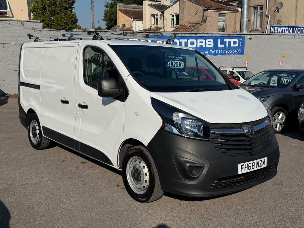 Vauxhall Vivaro 1.6 Cdti 2900 L1 H1 Euro 6 Ss White