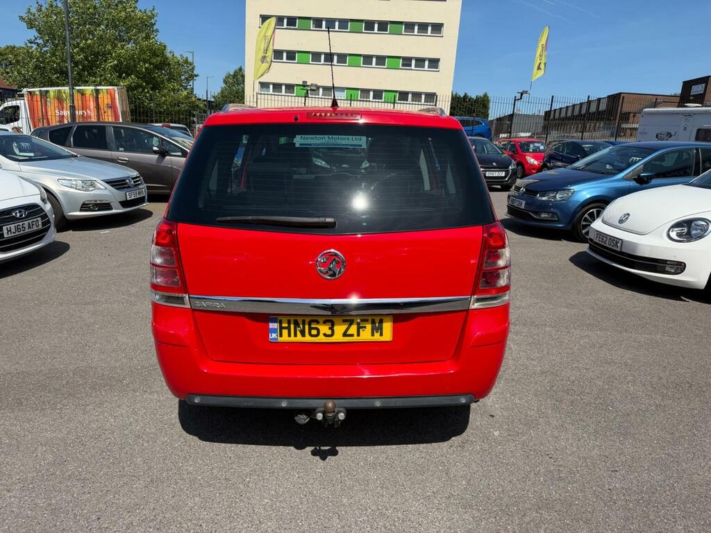 Vauxhall Zafira 1.7 Cdti Ecoflex Design Euro 5 Snav HN63ZFM Red #4