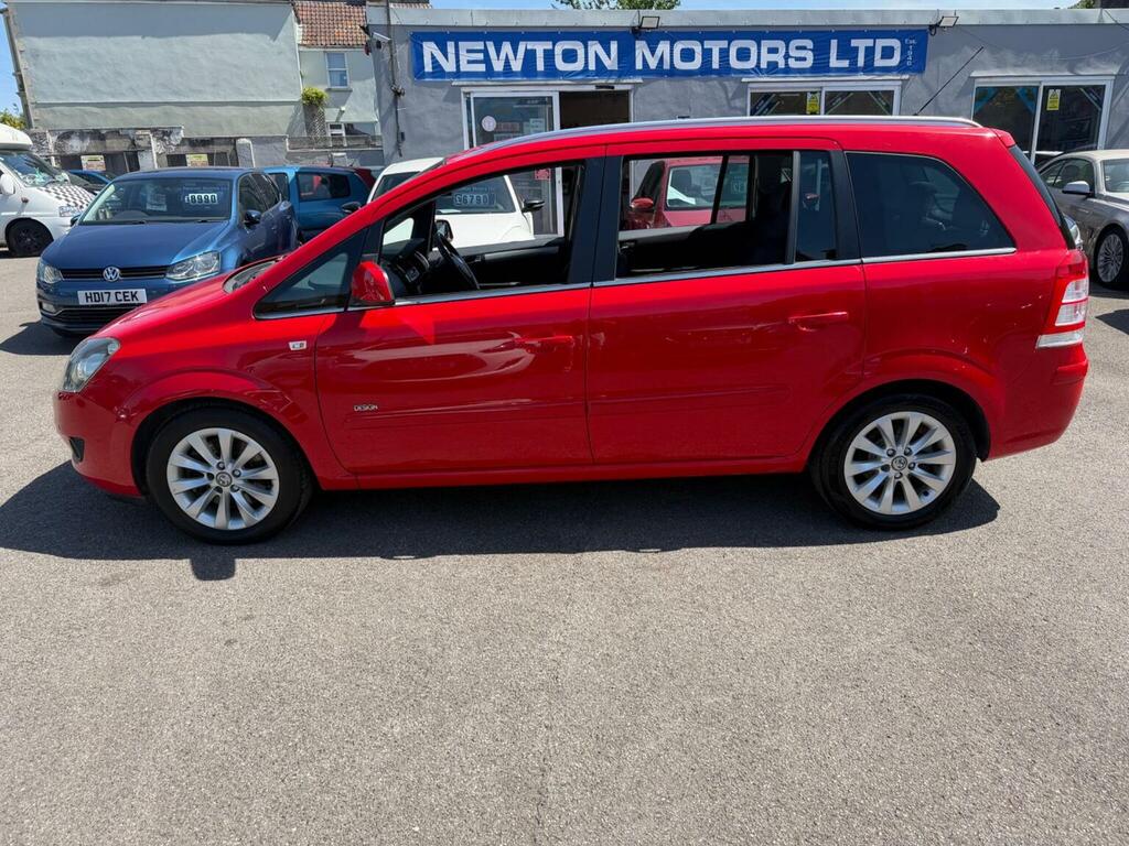 Vauxhall Zafira 1.7 Cdti Ecoflex Design Euro 5 Snav HN63ZFM Red #6