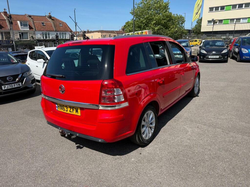 Vauxhall Zafira 1.7 Cdti Ecoflex Design Euro 5 Snav HN63ZFM Red #3
