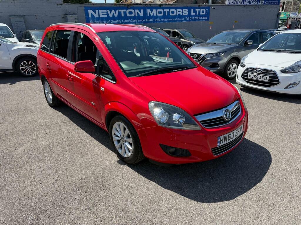 Vauxhall Zafira 1.7 Cdti Ecoflex Design Euro 5 Snav Red