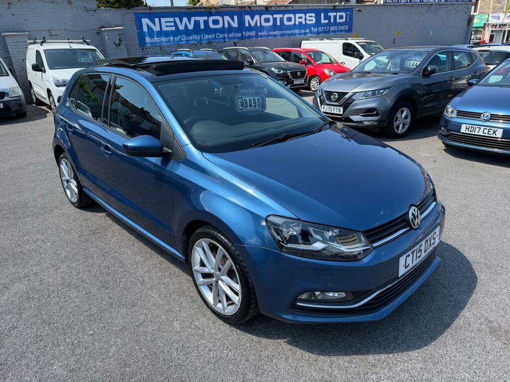 Volkswagen Polo Hatchback 1.2 Tsi Bluemotion Tech Sel Euro 6 Ss Blue