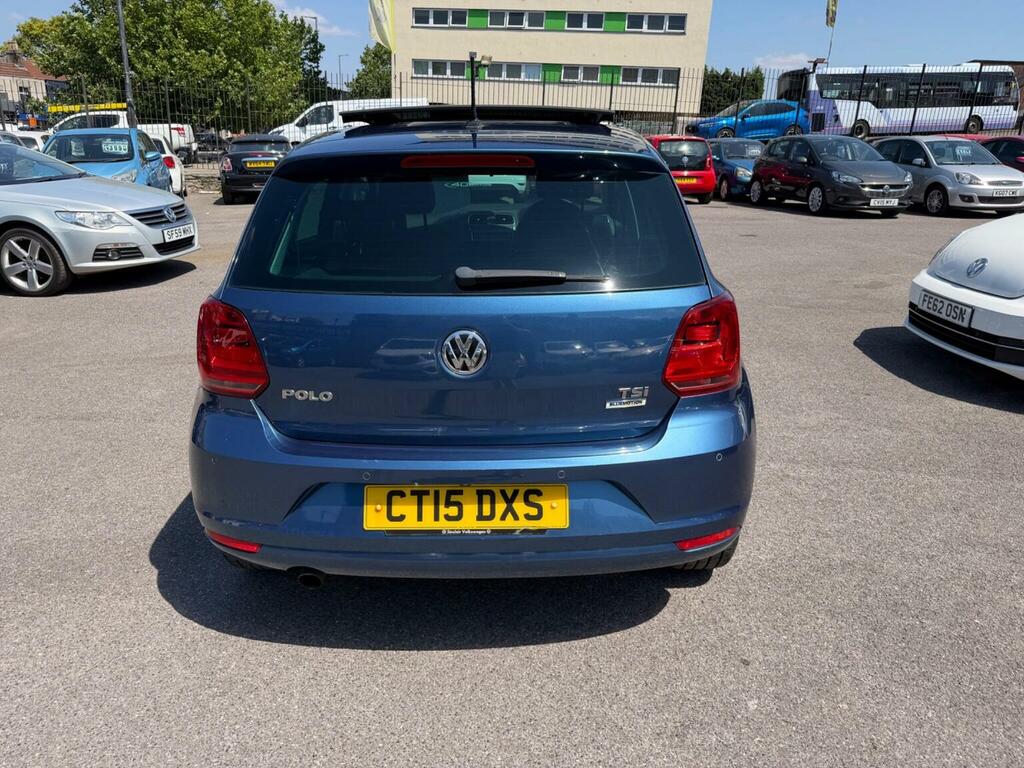 Volkswagen Polo Hatchback 1.2 Tsi Bluemotion Tech Sel Euro 6 Ss Blue #4