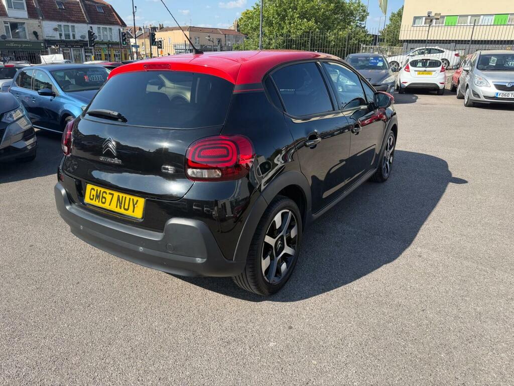 Citroen C3 Hatchback 1.2 Puretech Flair Euro 6 201767 GM67NUY Black #4