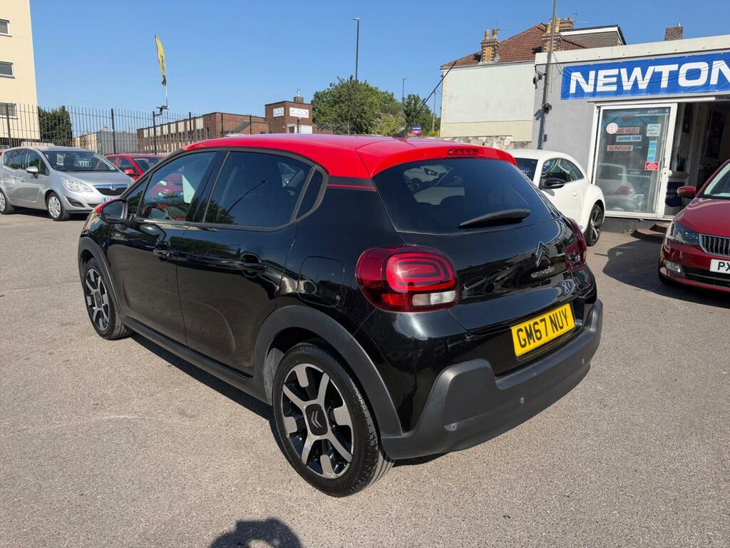 Citroen C3 Hatchback 1.2 Puretech Flair Euro 6 201767 GM67NUY Black #6