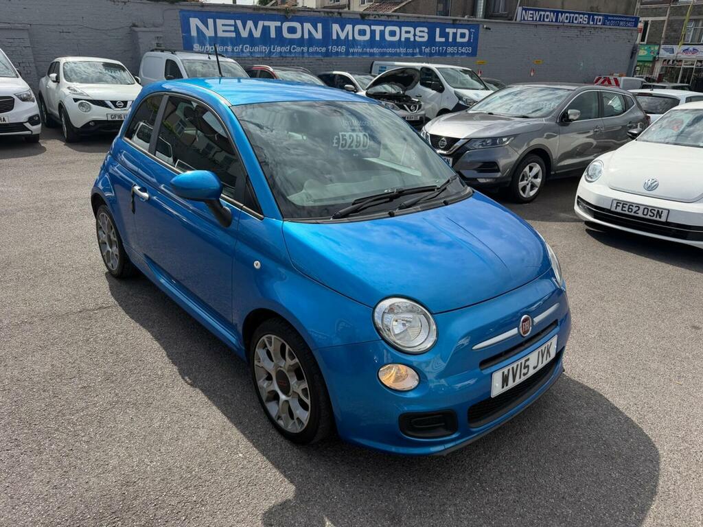 Fiat 500 Hatchback 0.9 Twinair S Euro 6 Ss 201515 Blue
