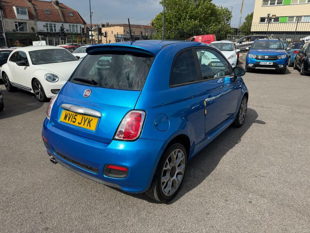 Fiat 500 Hatchback 0.9 Twinair S Euro 6 Ss 201515 Blue #3