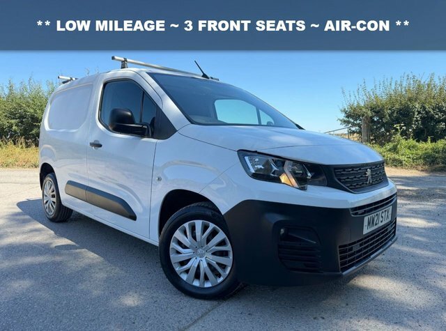 Peugeot Partner 2021 1.5 Bluehdi 1000 Professional Standard Panel MW21STX White
