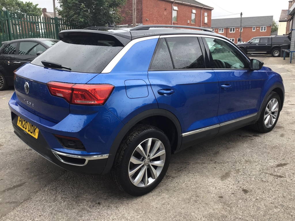 Volkswagen T-Roc 1.0 Tsi Design Euro 6 Ss Blue #3