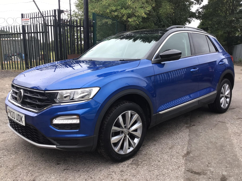 Volkswagen T-Roc 1.0 Tsi Design Euro 6 Ss Blue #2