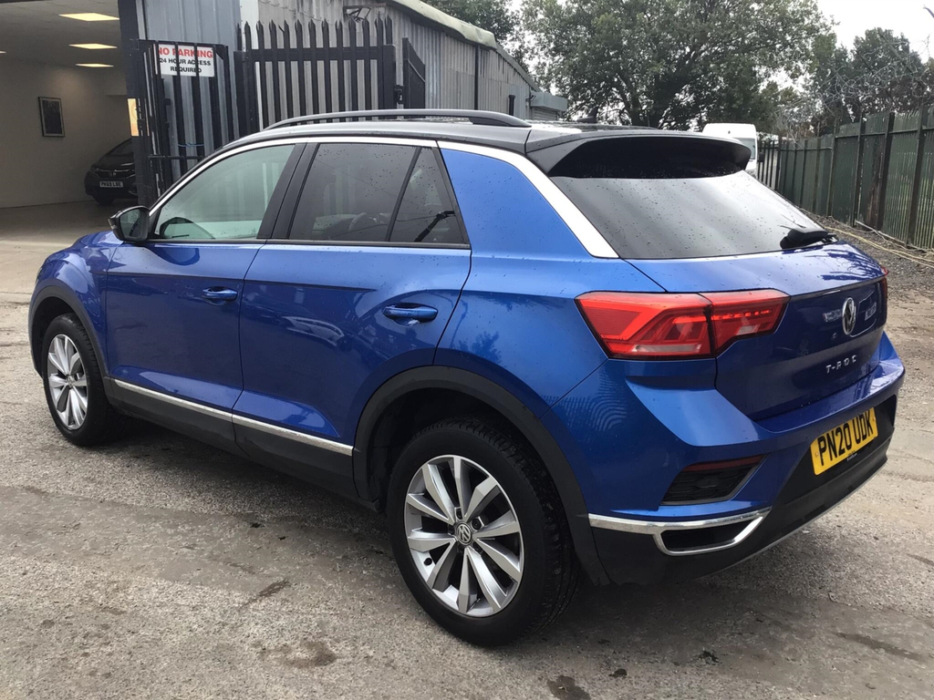 Volkswagen T-Roc 1.0 Tsi Design Euro 6 Ss Blue #4